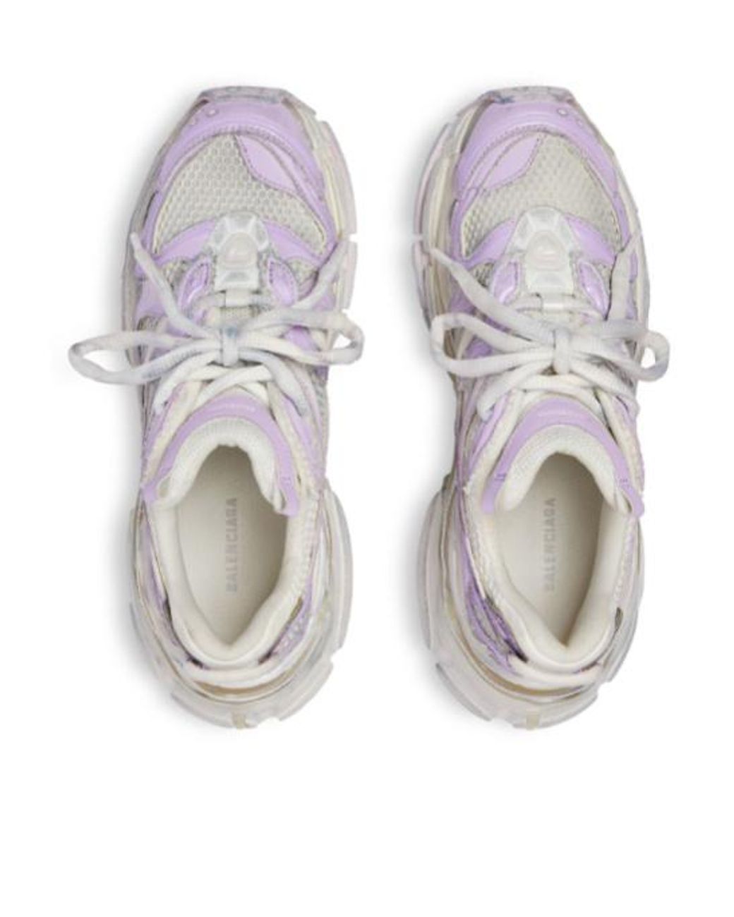 Balenciaga Gray Runner 2.0 Gradient Sneakers