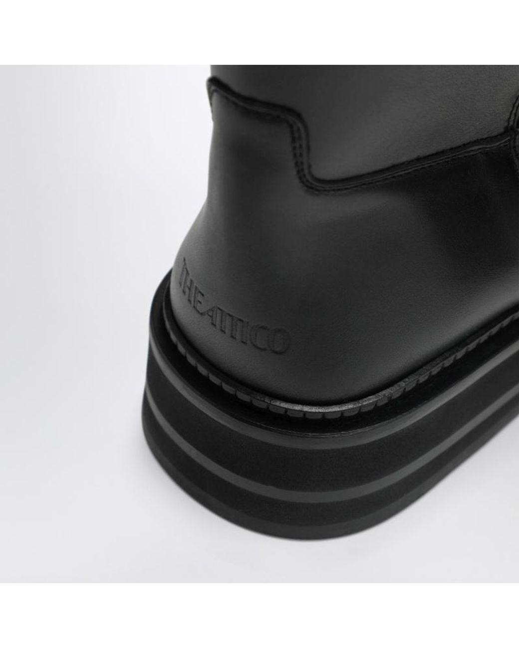 The Attico Black The Robin Passeggiata Combat Boots