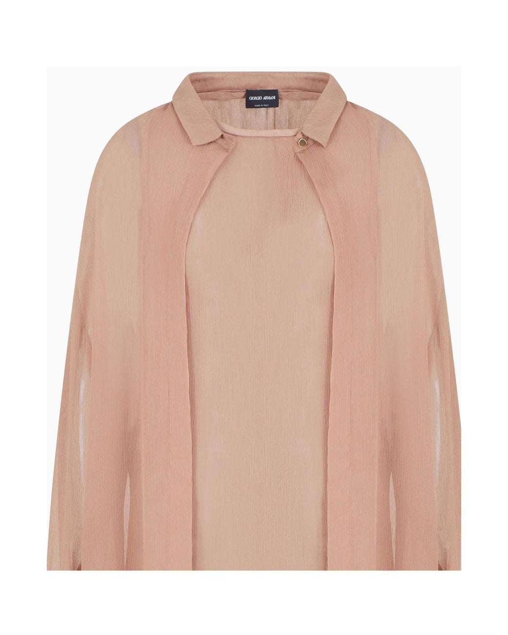 Giorgio Armani Pink Silk Blouse