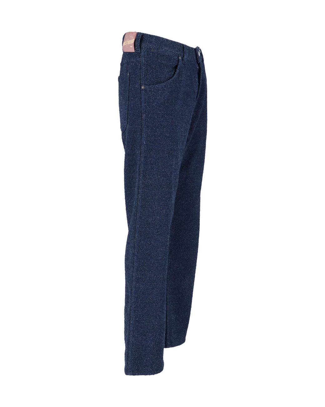 Vivienne Westwood Blue Logo Patch Trousers for men