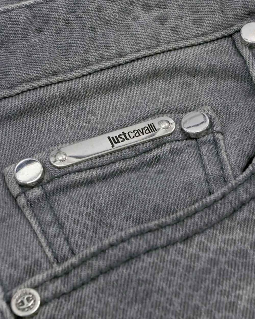 Just Cavalli Gray Straight Jeans for men