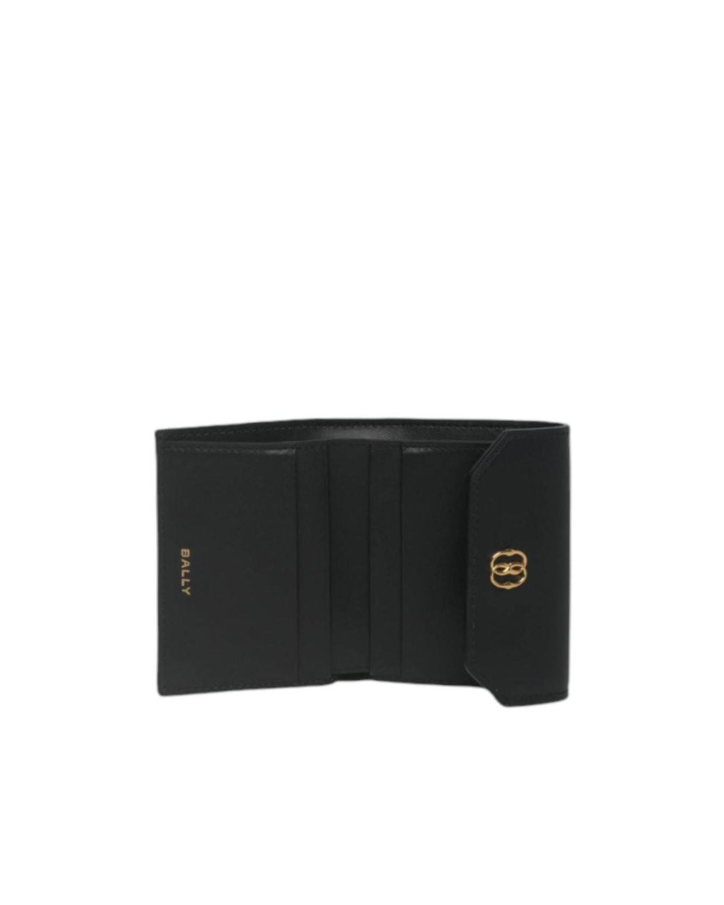 Bally Black Snap Wallet