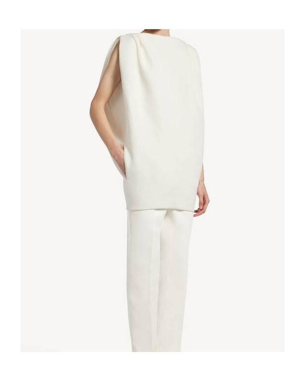 Balenciaga White Short Sack Dress