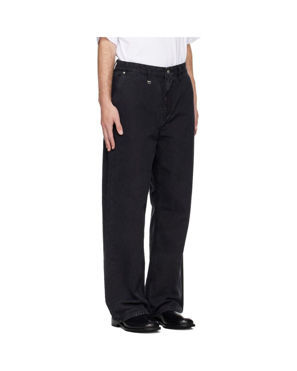 Won Hundred Black Dian Loose-Cut Jeans for men