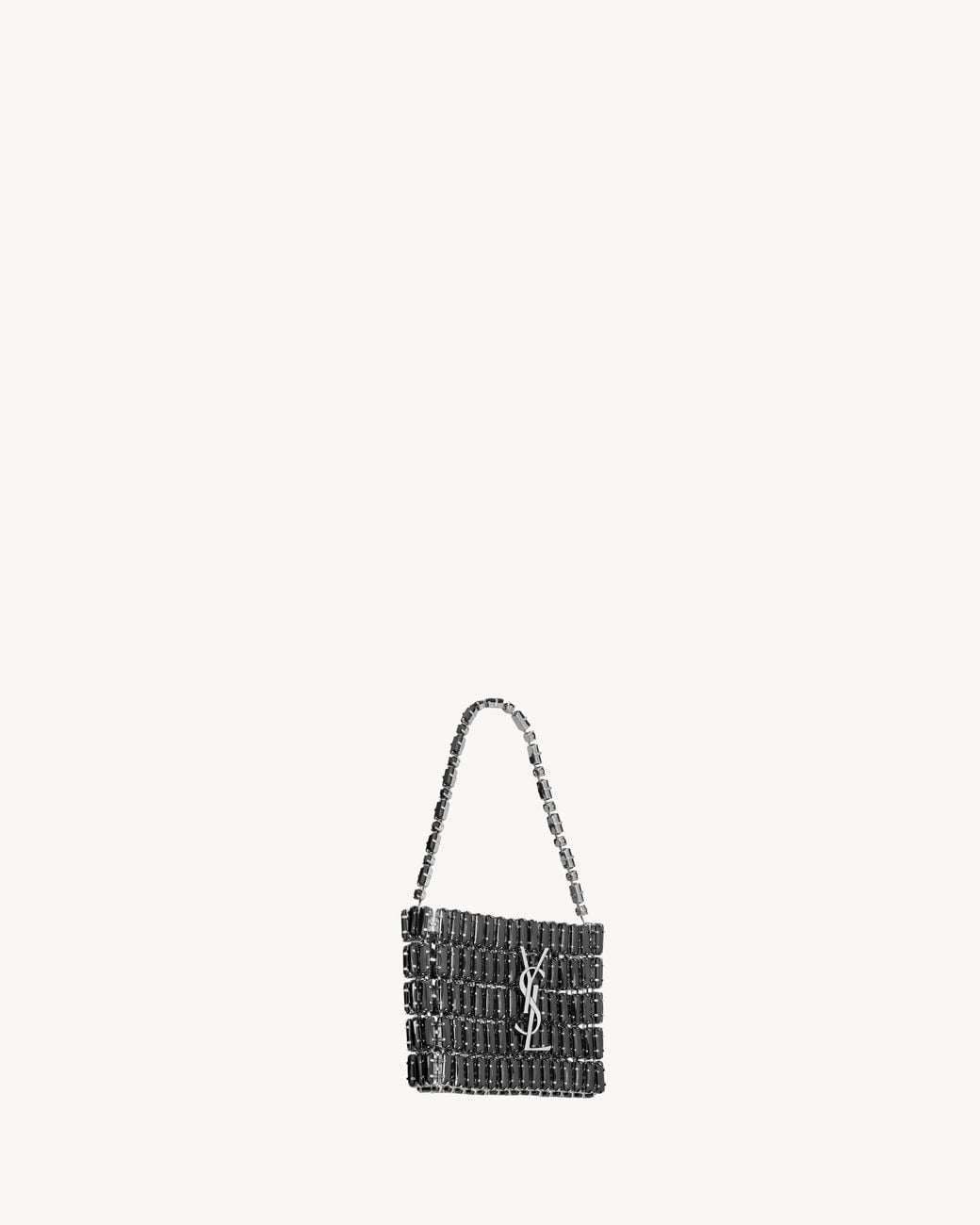 Saint Laurent White Micro Evening Bag