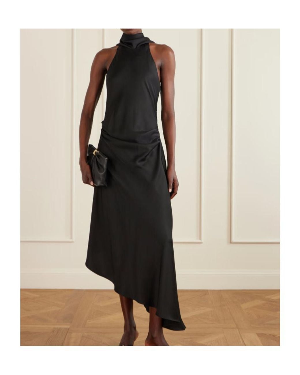 Jonathan Simkhai Black Monica Midi Dress