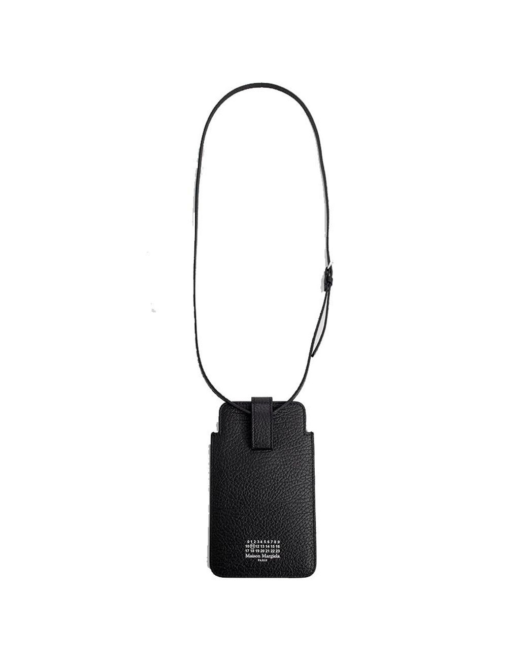 Maison Margiela White Four-Stitch Iphone Case for men