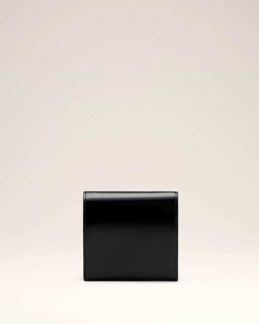 AMI Black Paris Paris Leather Wallet for men