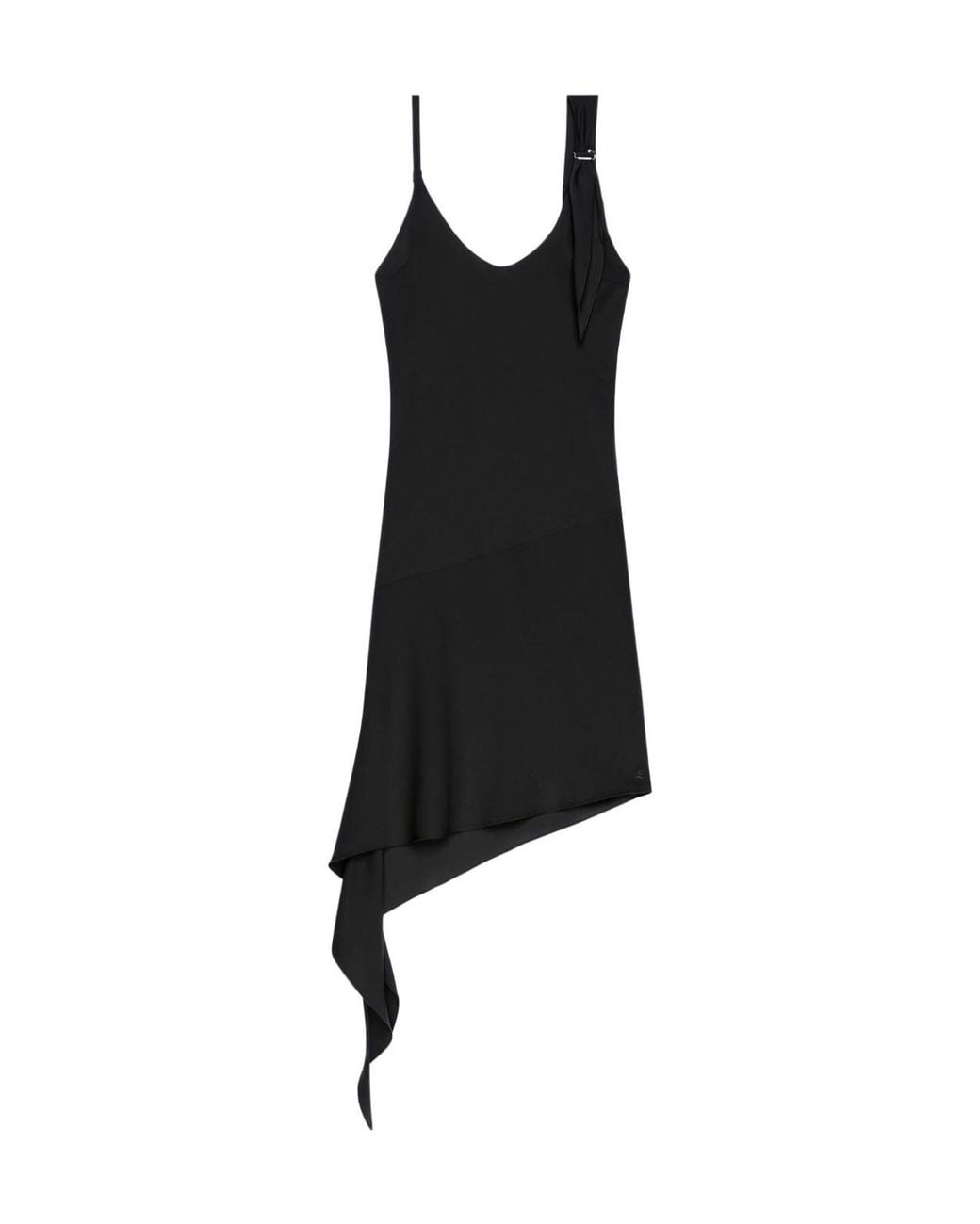Courreges Black Courrèges Knot Sleeveless Mini Dress