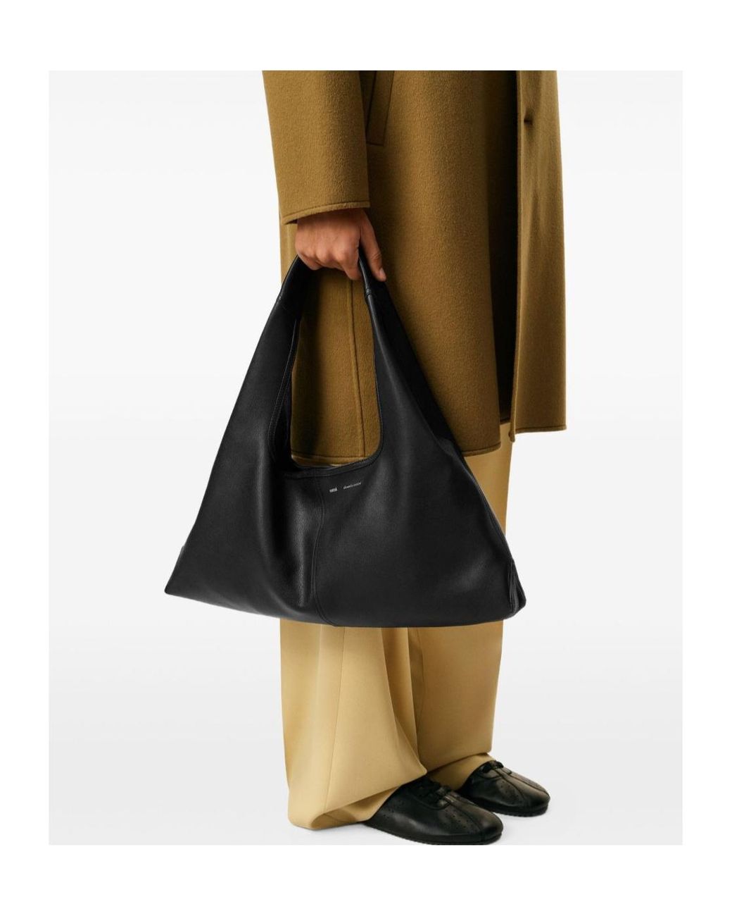 AMI Black Etienne Shoulder Bag