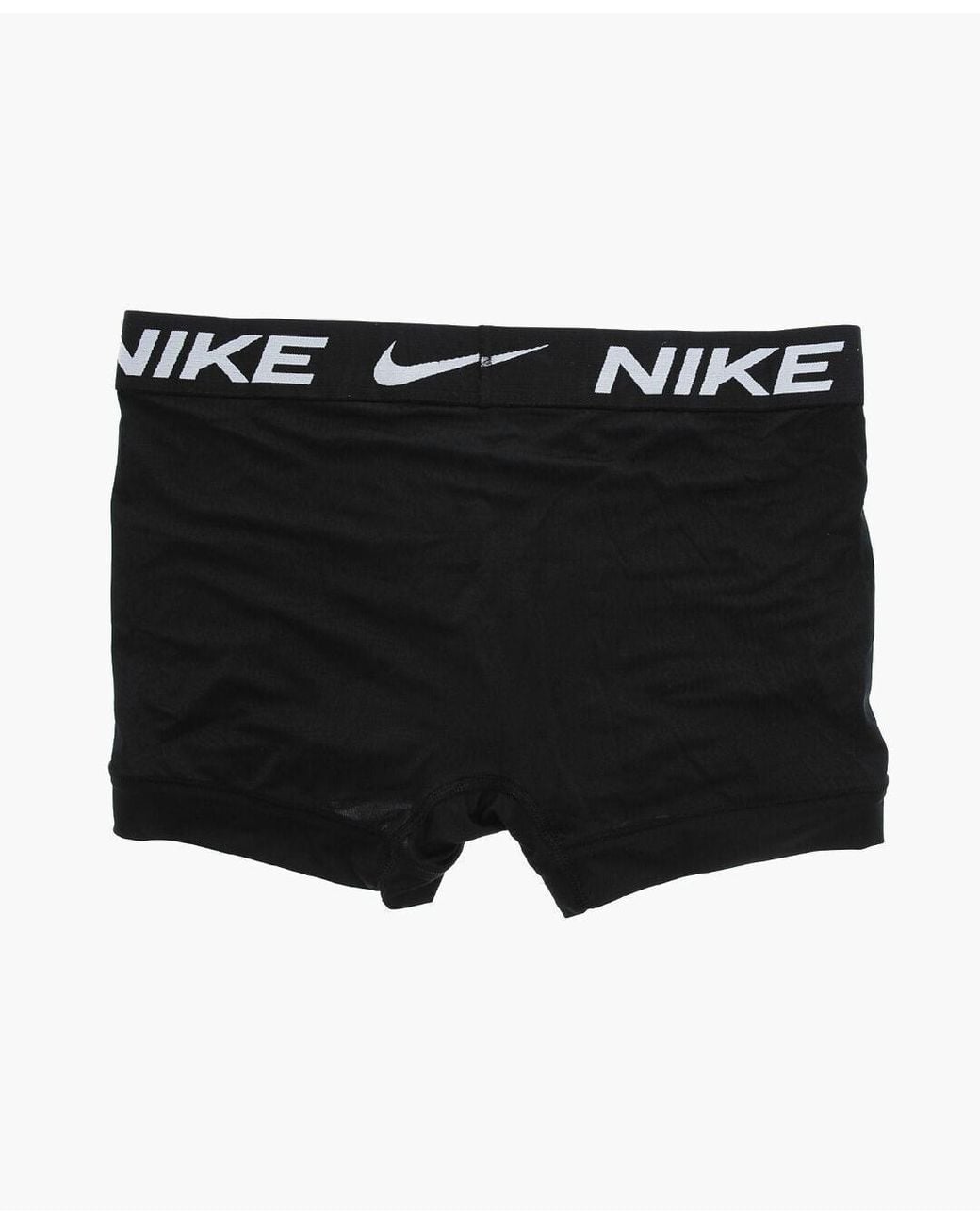 Nike Black Dri-Fit Logo-Waistband Boxer Briefs (Set Of Three) for men