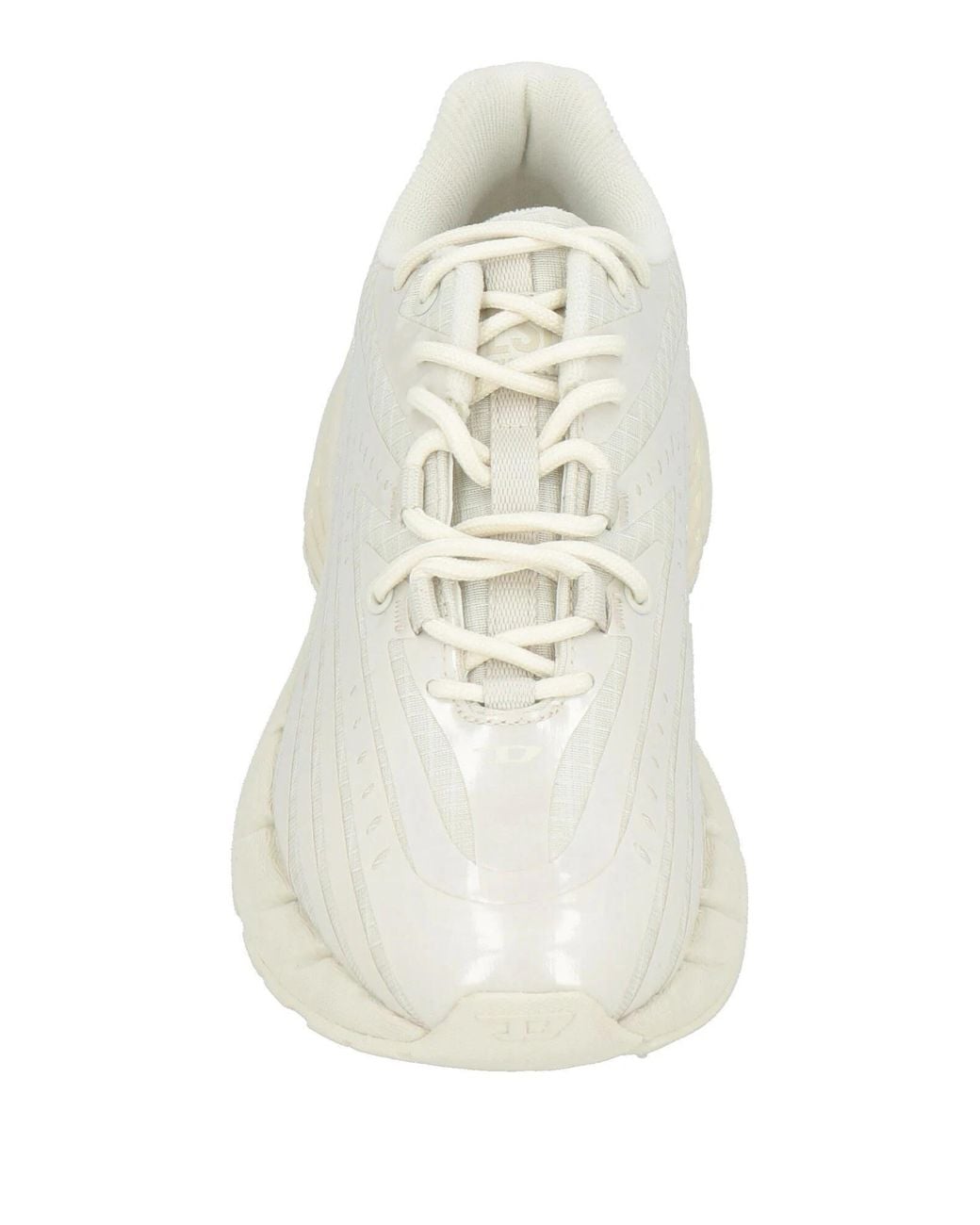 DIESEL White Minimalist Color Matching Low-Top Casual Shoes