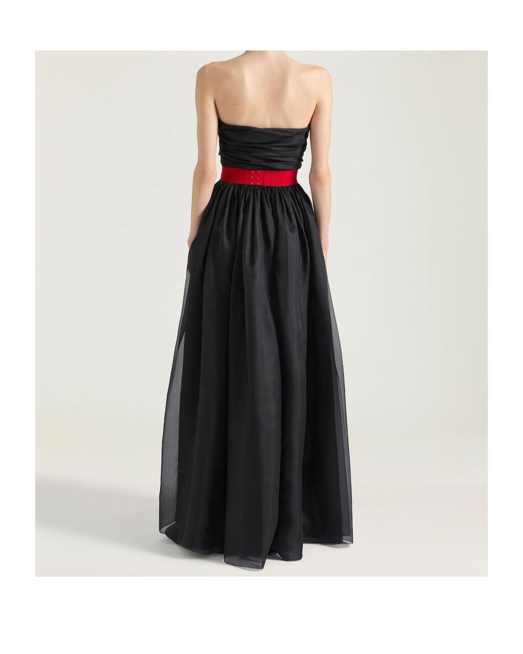 Givenchy Black Bustier Evening Dress