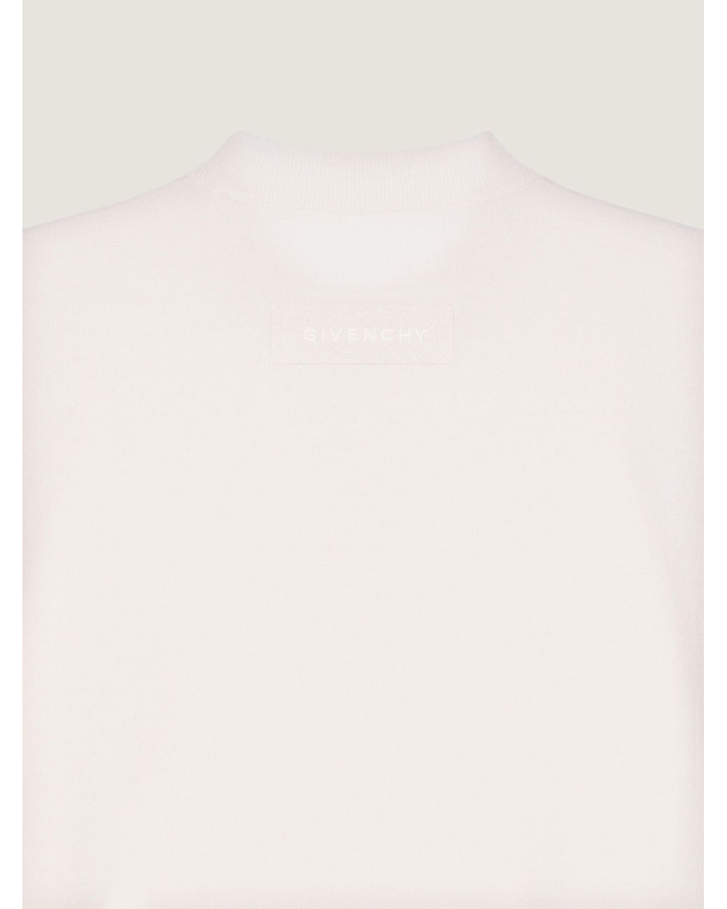 Givenchy White Short-Sleeved Sweater