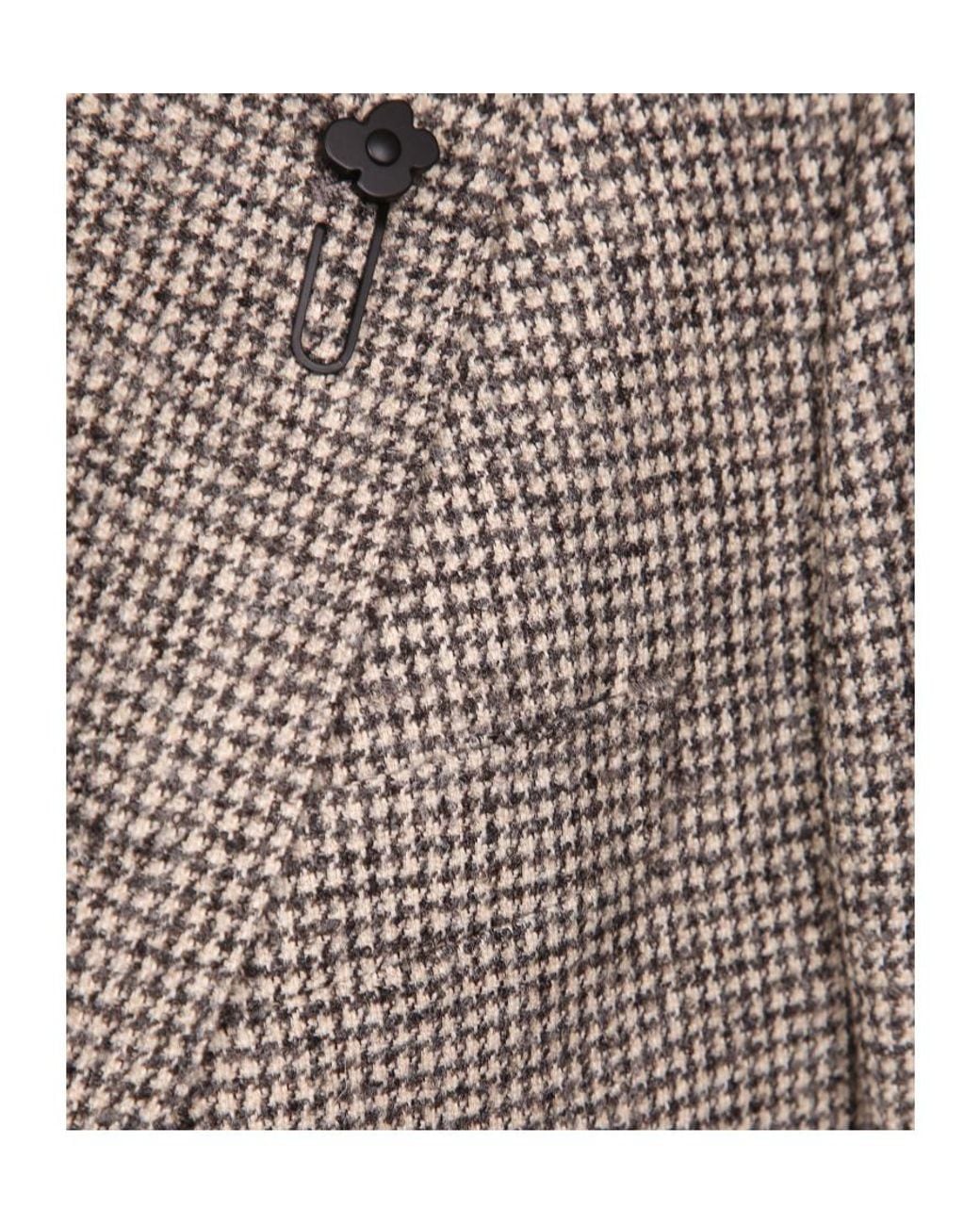 Lardini Brown Houndstooth Two-Button Blazer for men
