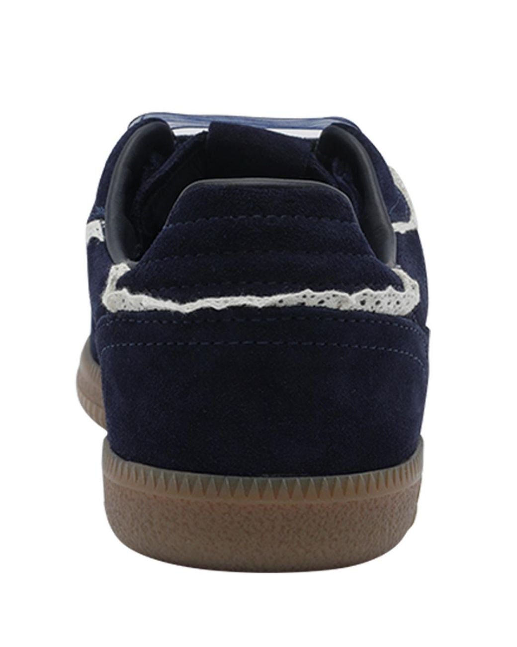 Alohas Blue Contrast Trim Low-Top Sneakers
