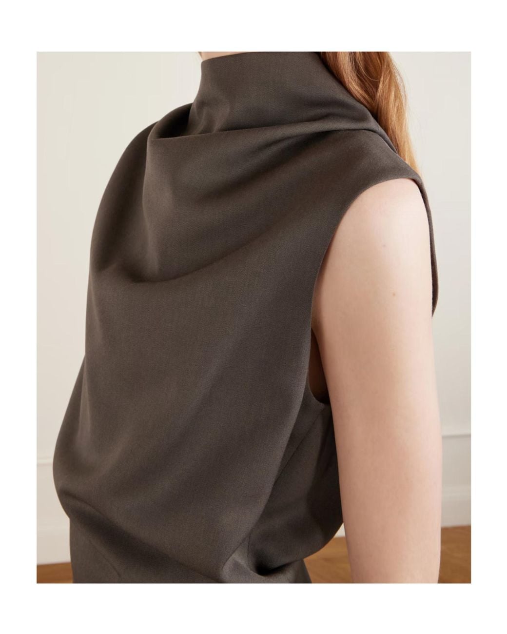 Khaite Brown Astor Dress