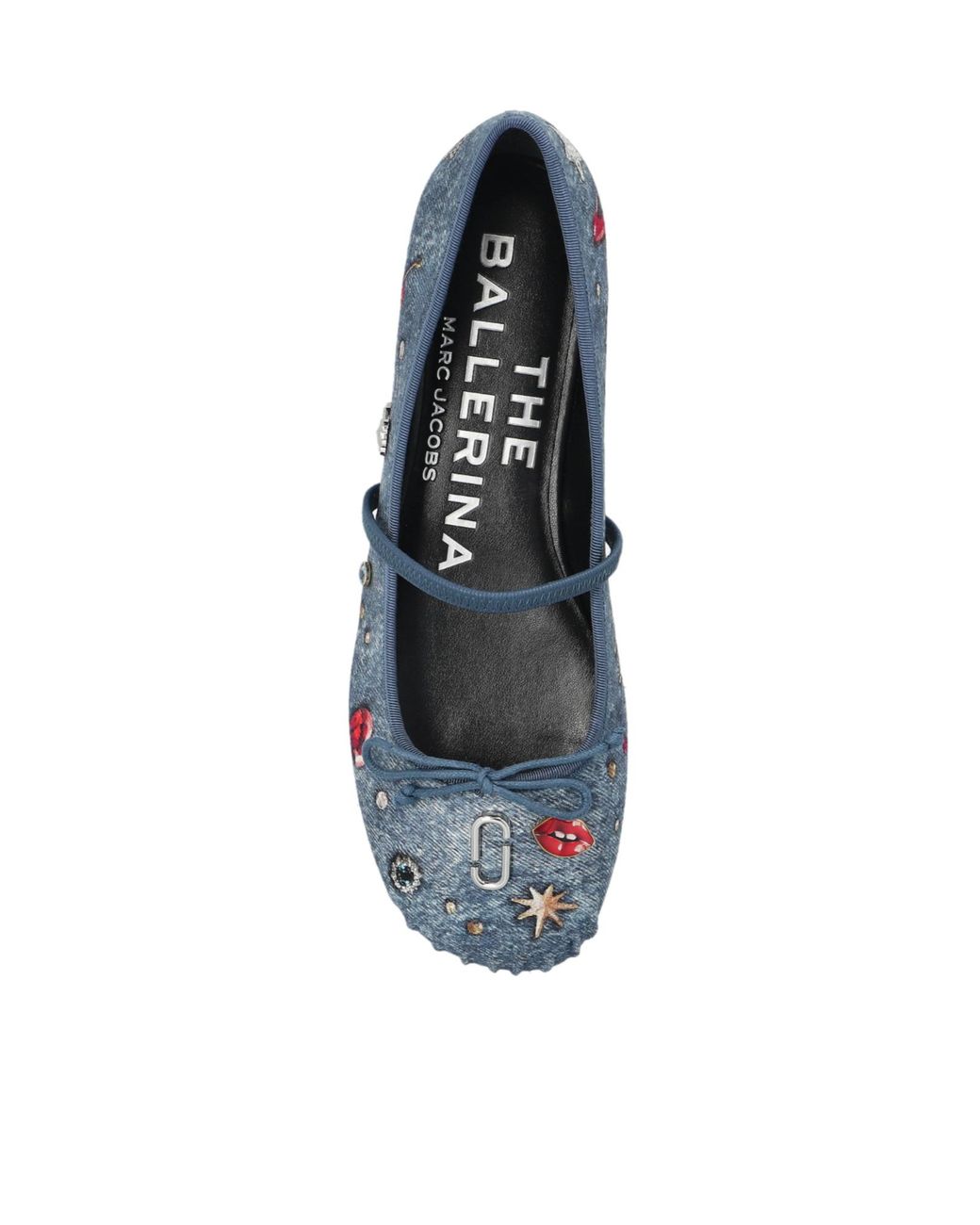 Marc Jacobs Blue The Trinket Charm Sabrina Ballerinas