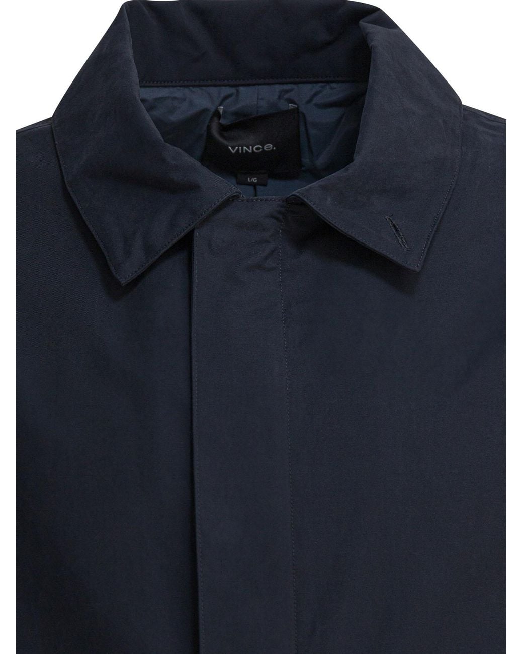 Vince Blue Convertible Collar Jacket for men
