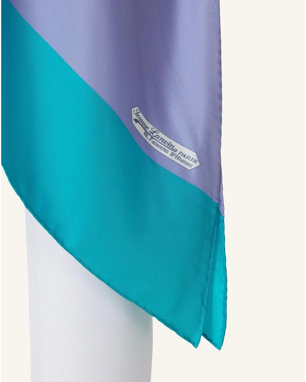 Lanvin Blue Geometric-Pattern Top