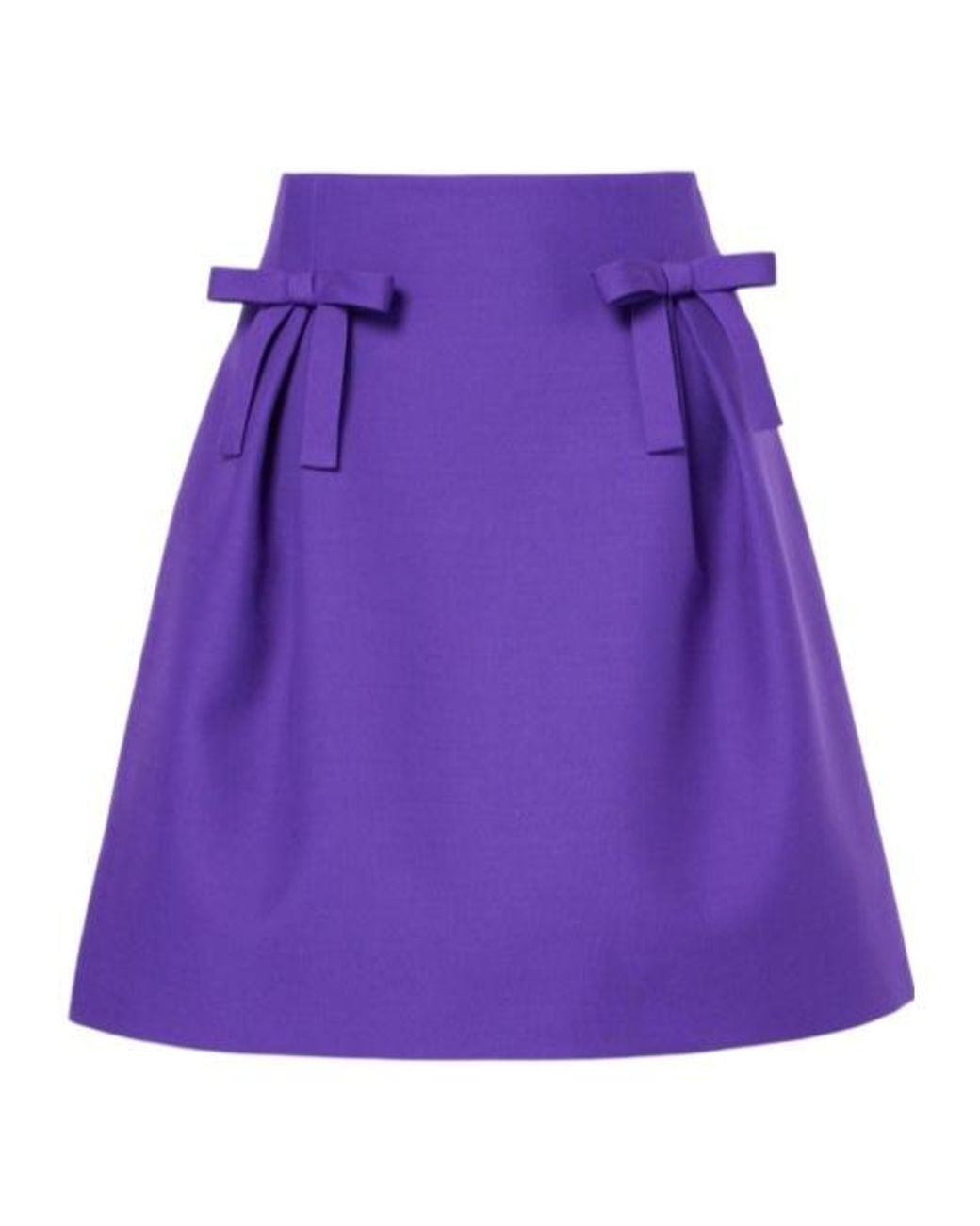 Valentino Purple Bow Skirt
