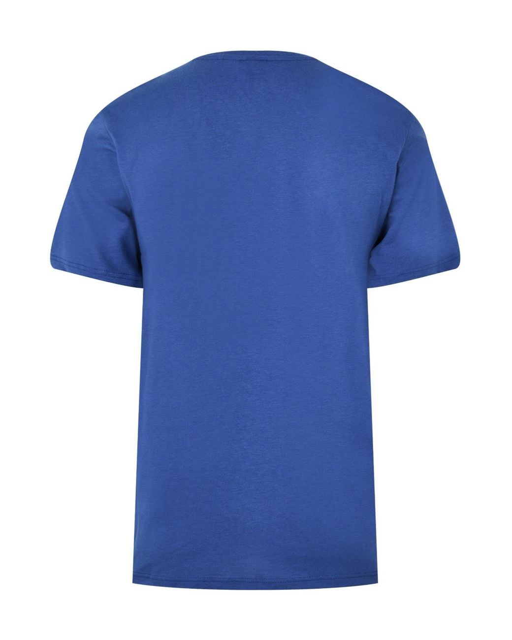 Boss Blue Solid Color T-Shirt for men