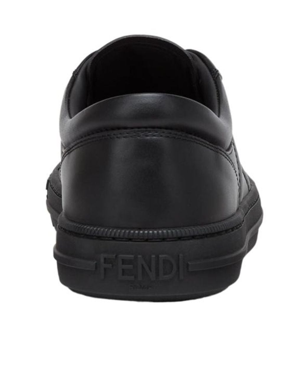 Fendi Black Domino Low-Top Sneakers for men
