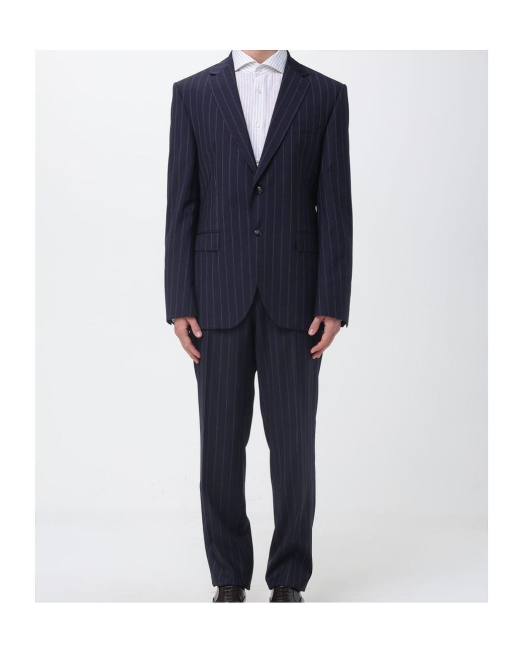 Boss Blue Boss Two-Piece Striped Tailored Suit for men
