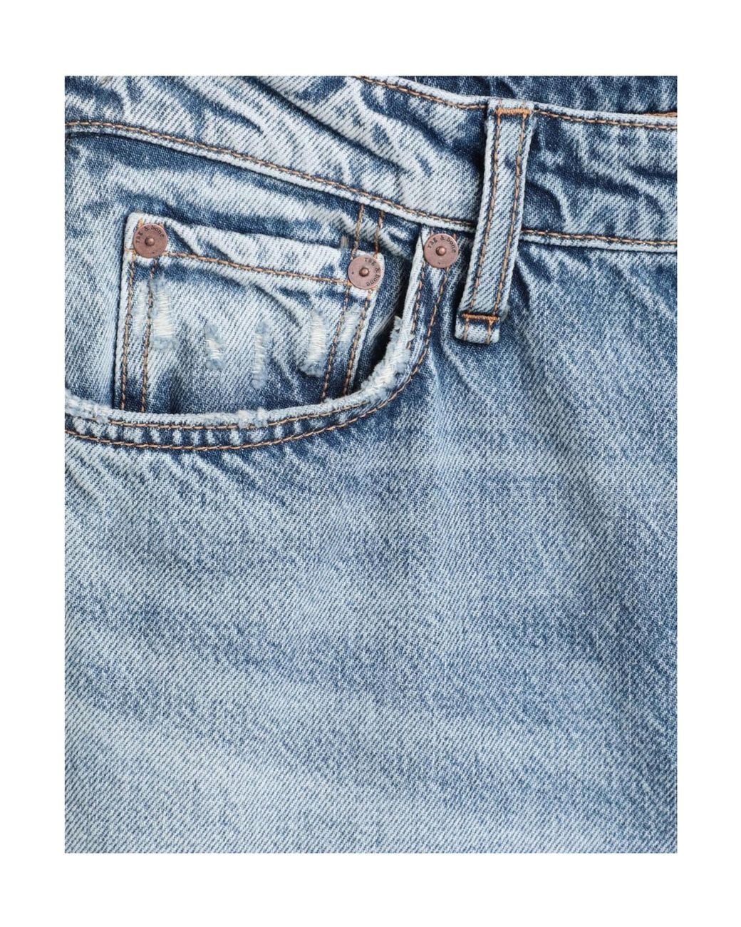 Rag & Bone Blue Denim Trousers