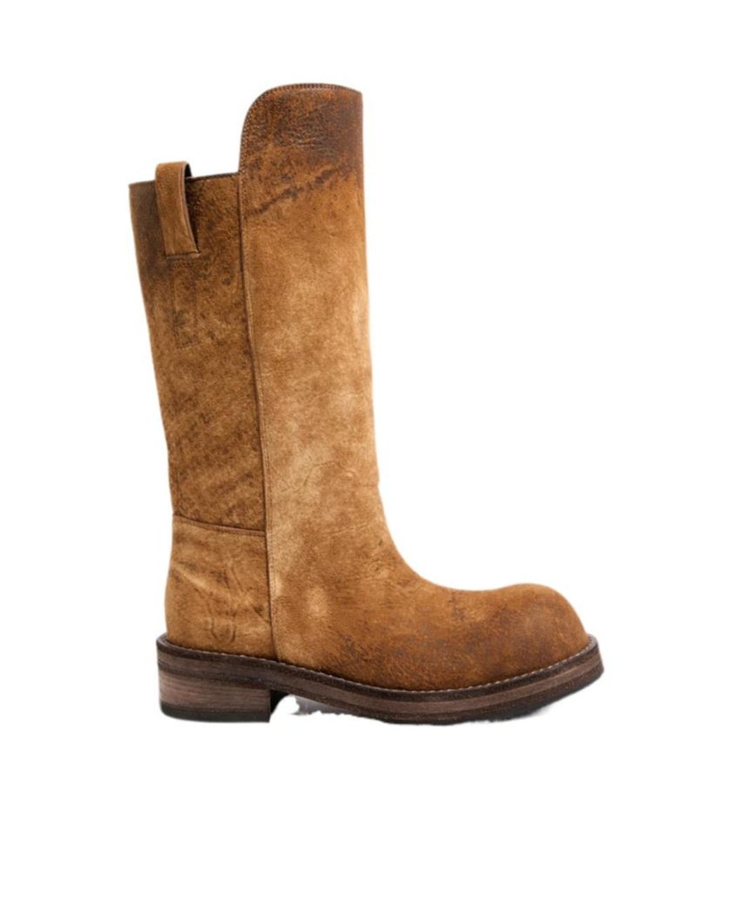 Ann Demeulemeester Brown Round-Toe Tall Boots