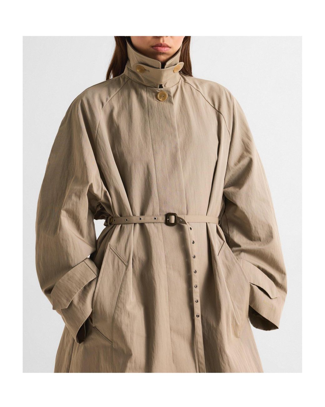 Acne Natural Classic Trench Coat