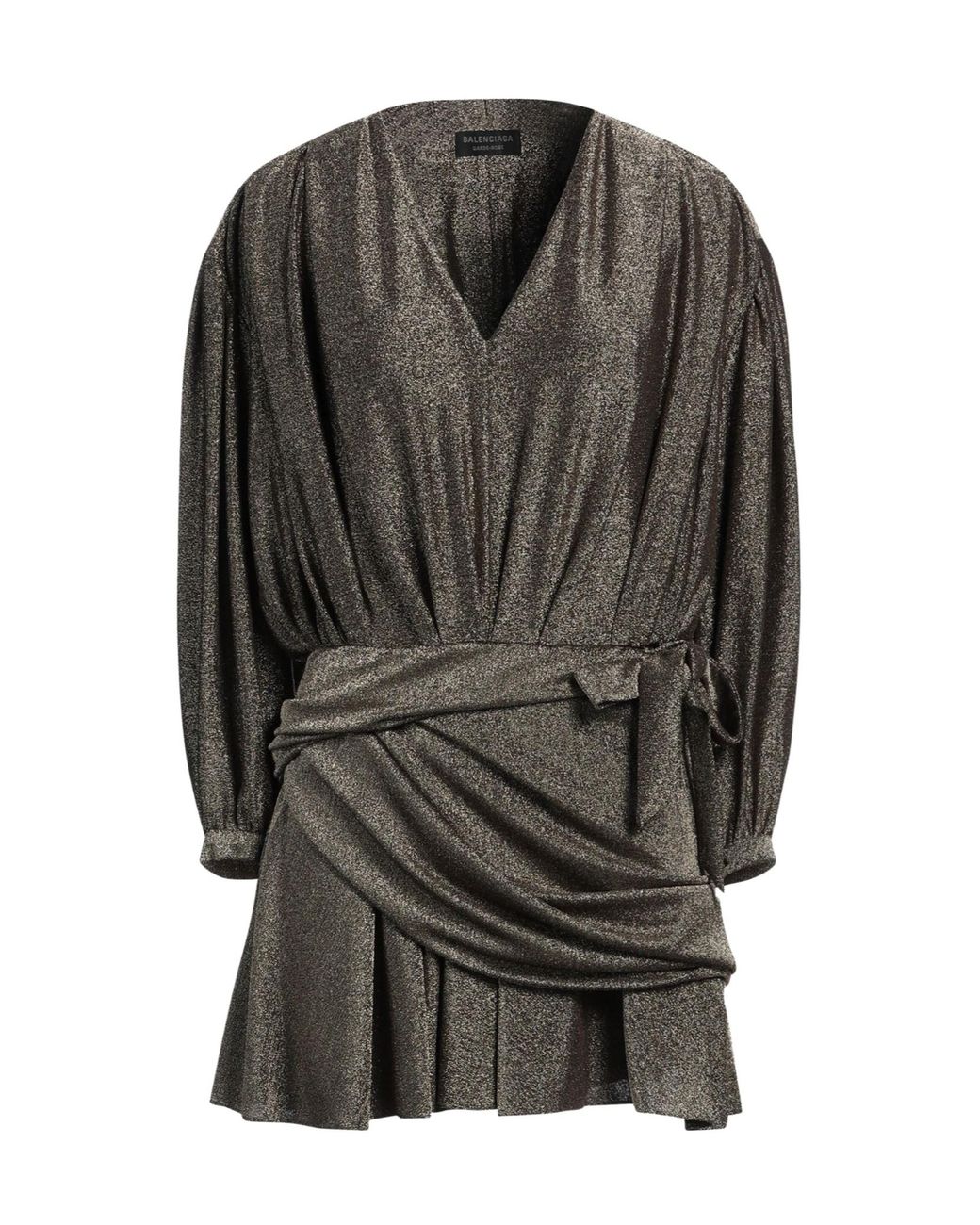 Balenciaga Gray Short Dresses