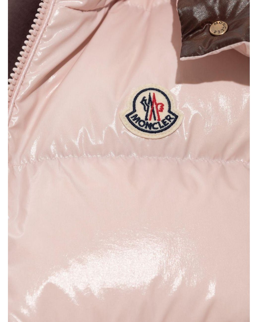 Moncler Pink Niverolle Short Padded Gilet