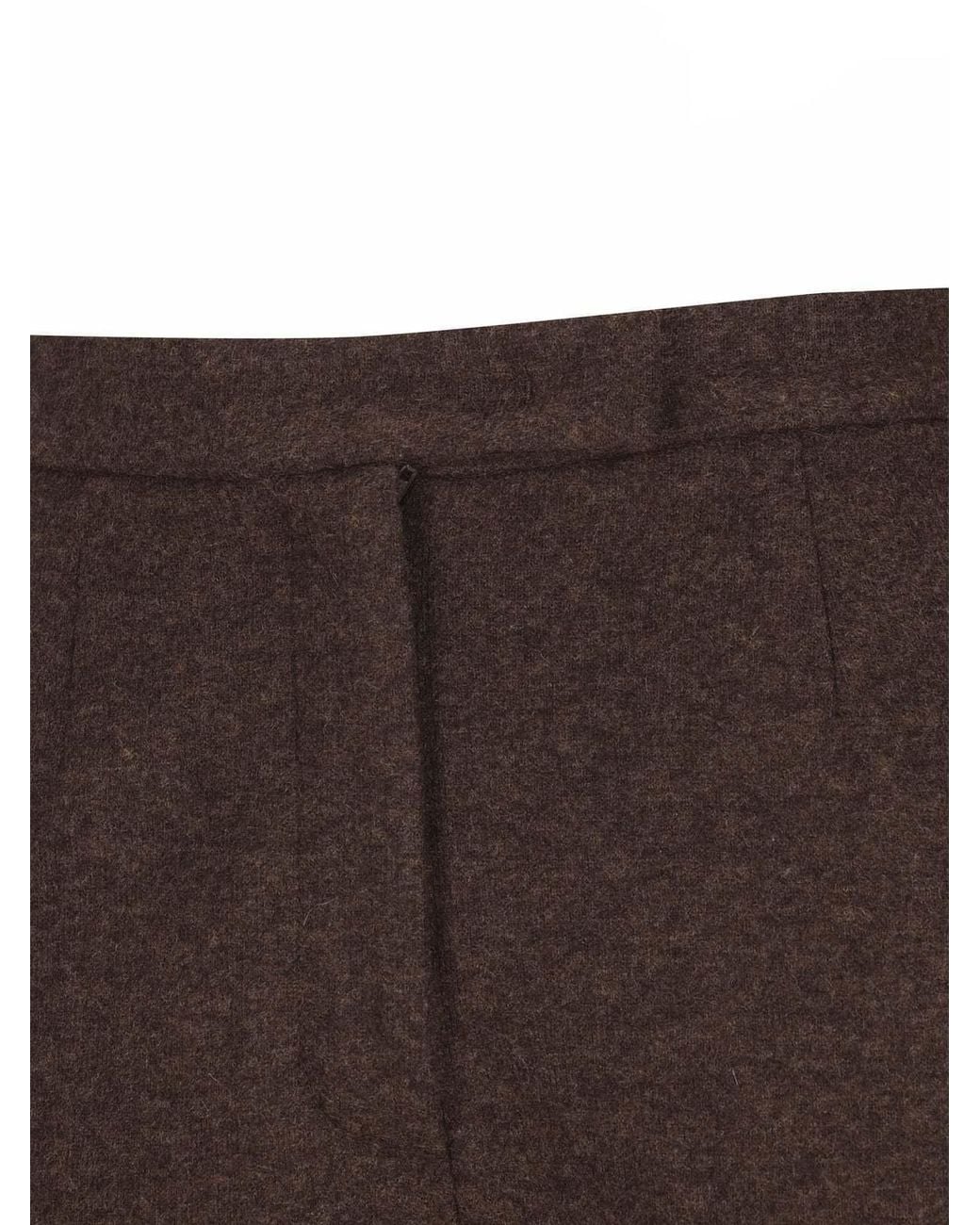 Loro Piana Brown Flared Trousers