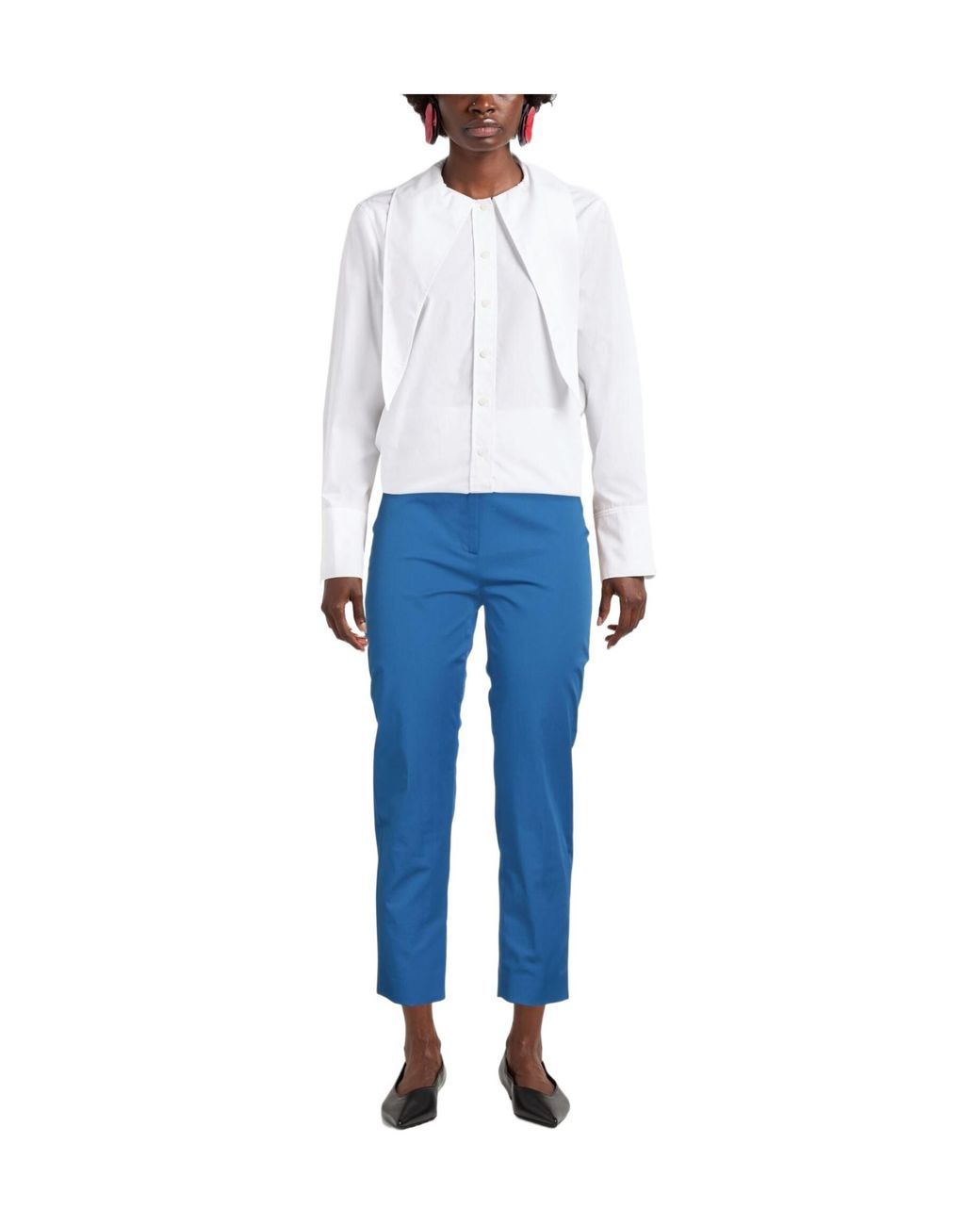 Weekend by Maxmara Blue Casual Trousers