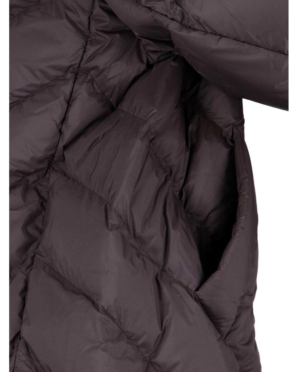 Khaite Brown Turtleneck Padded Front-Zip Jacket