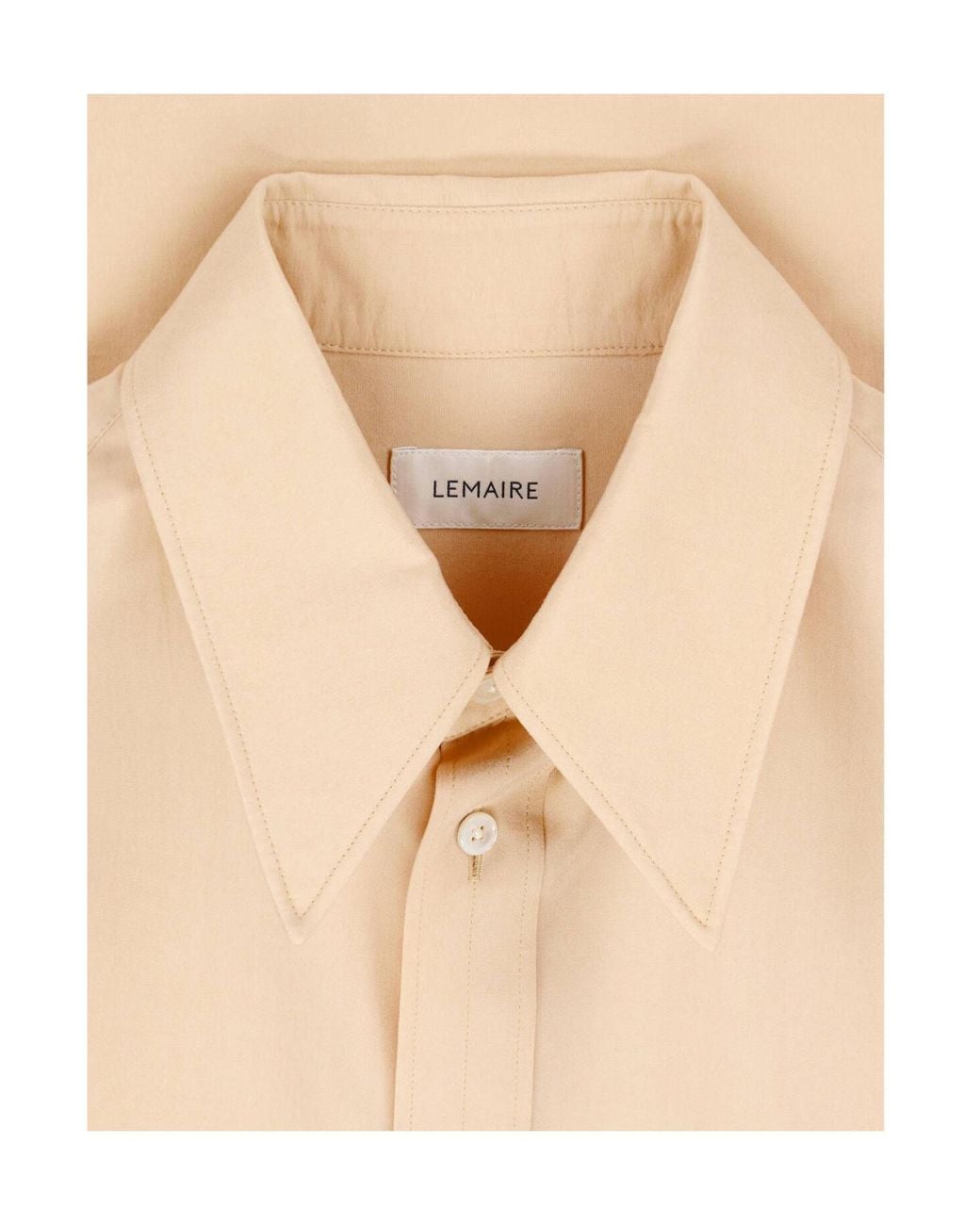 Lemaire Natural Long Sleeved Shirt for men