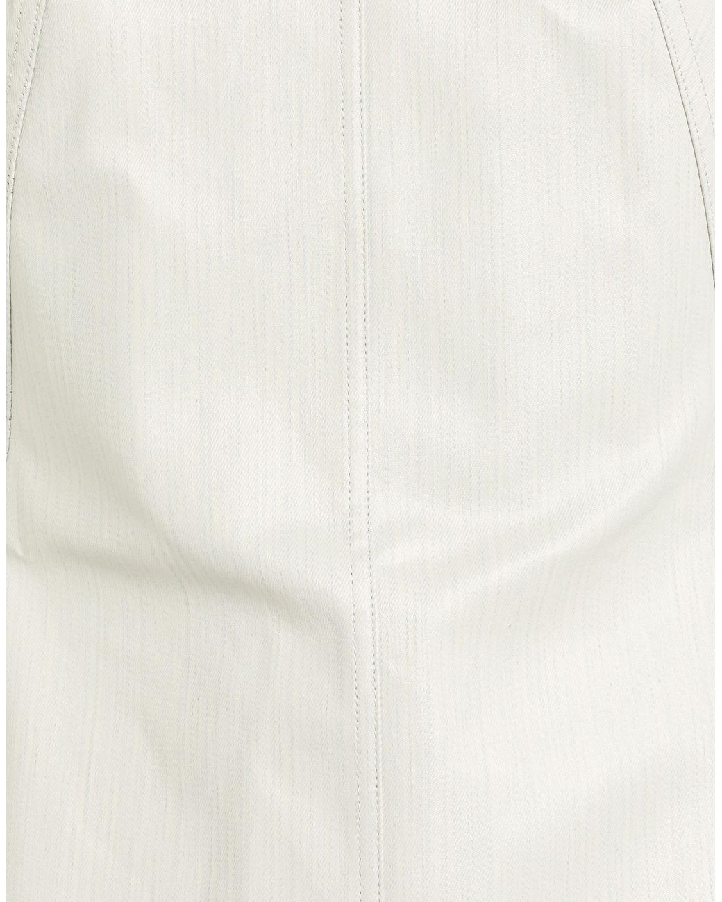 Rick Owens White Light Top Cotton, Elastomultiester, Rubber