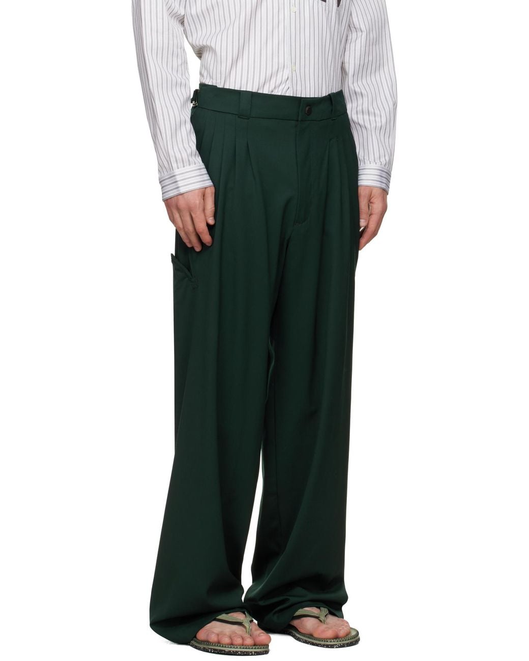 Kiko Kostadinov Gray Andras Pants for men