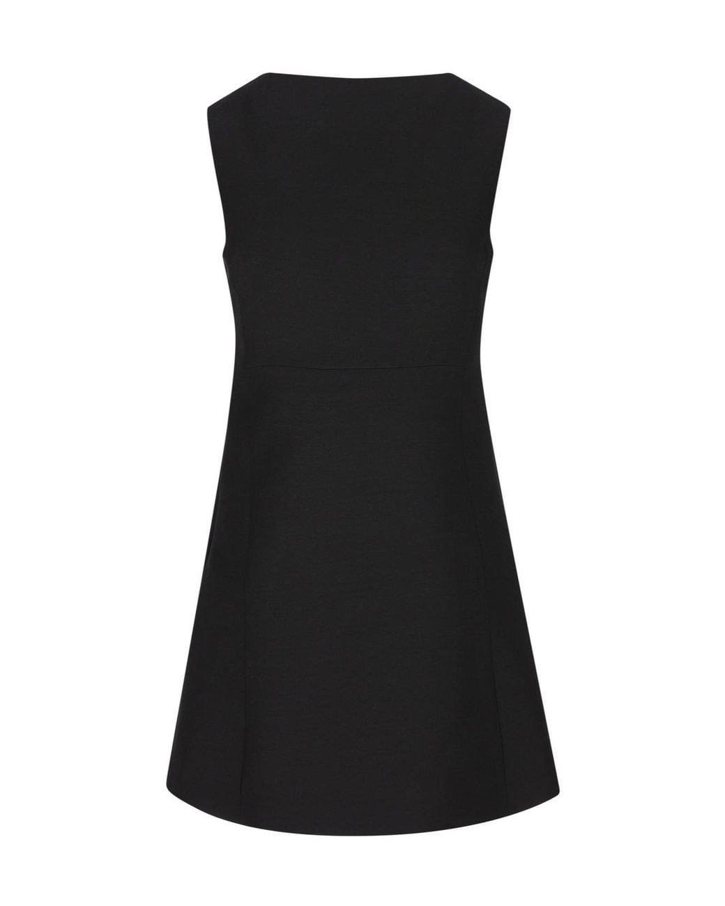 Valentino Black Cut-Out Sleeveless Dress