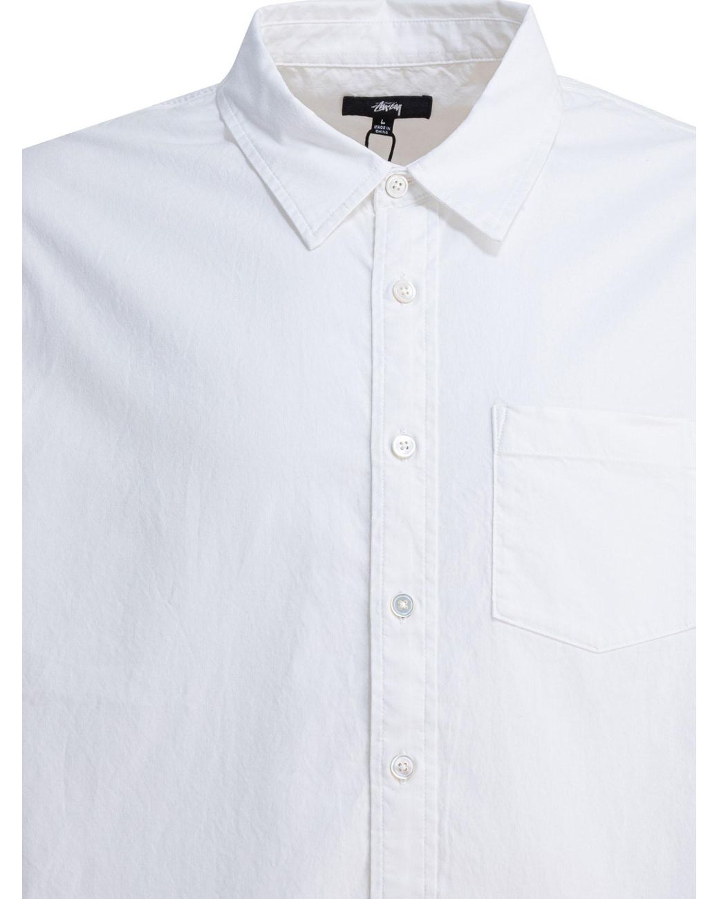 Stussy White Stüssy Oxford Shirt for men