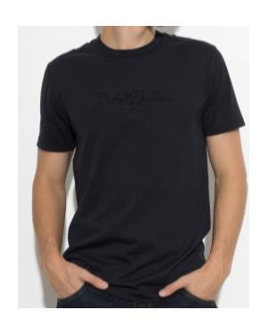 Dolce & Gabbana Black Embroidered Logo T-Shirt for men
