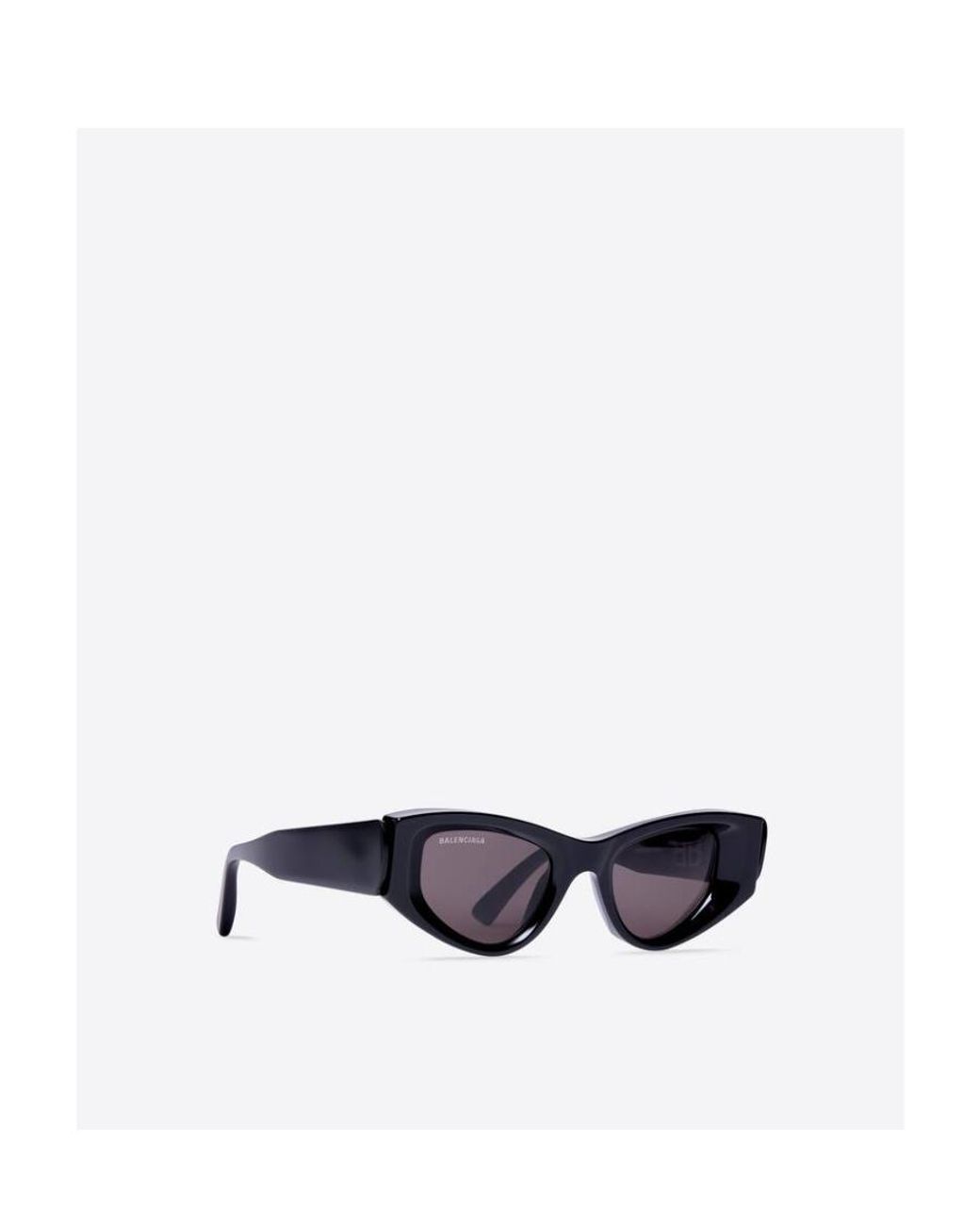 Balenciaga White Occhiali Da Sole Odeon Cat Da Donna