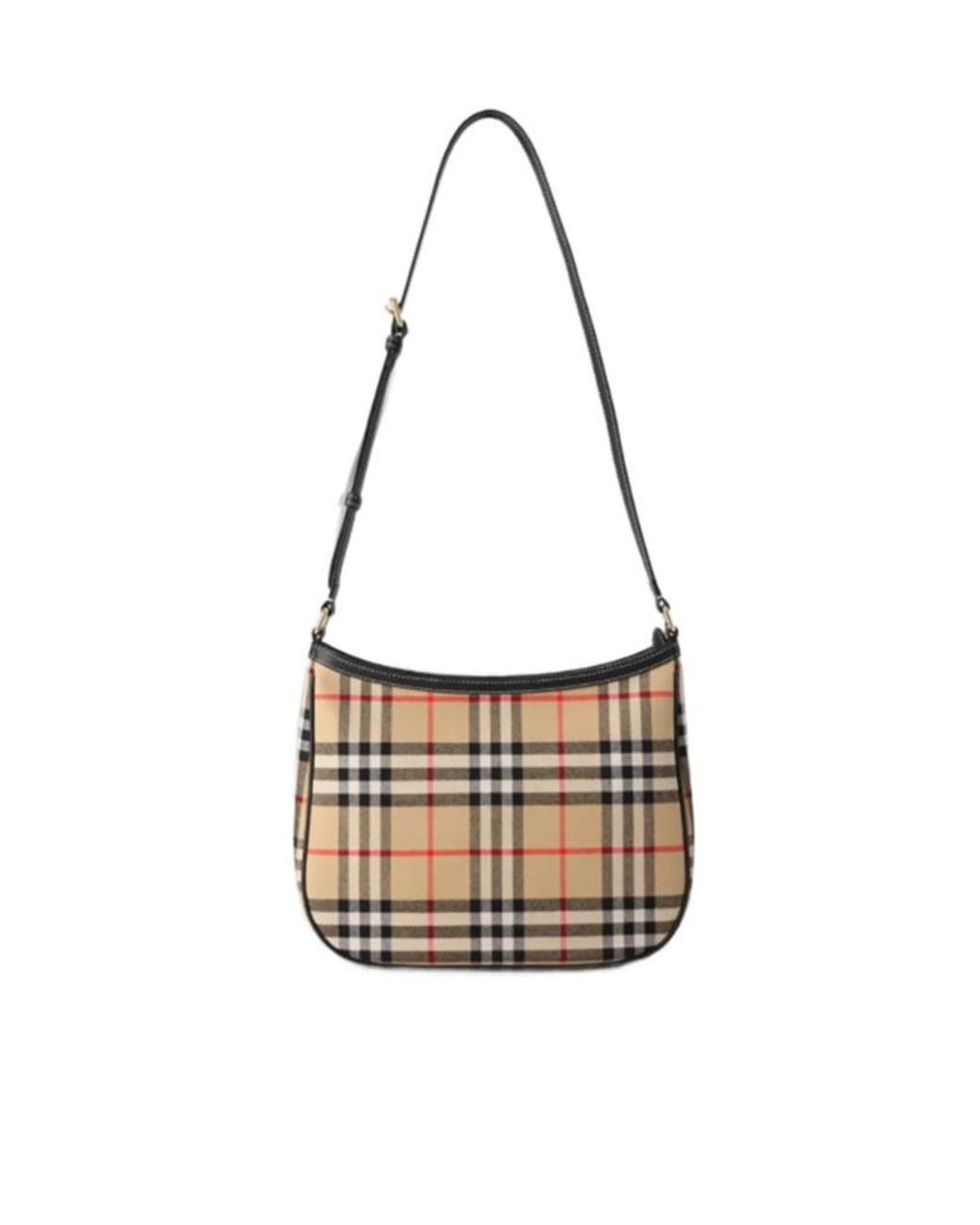 Burberry Black Zippered Shoulder Bag