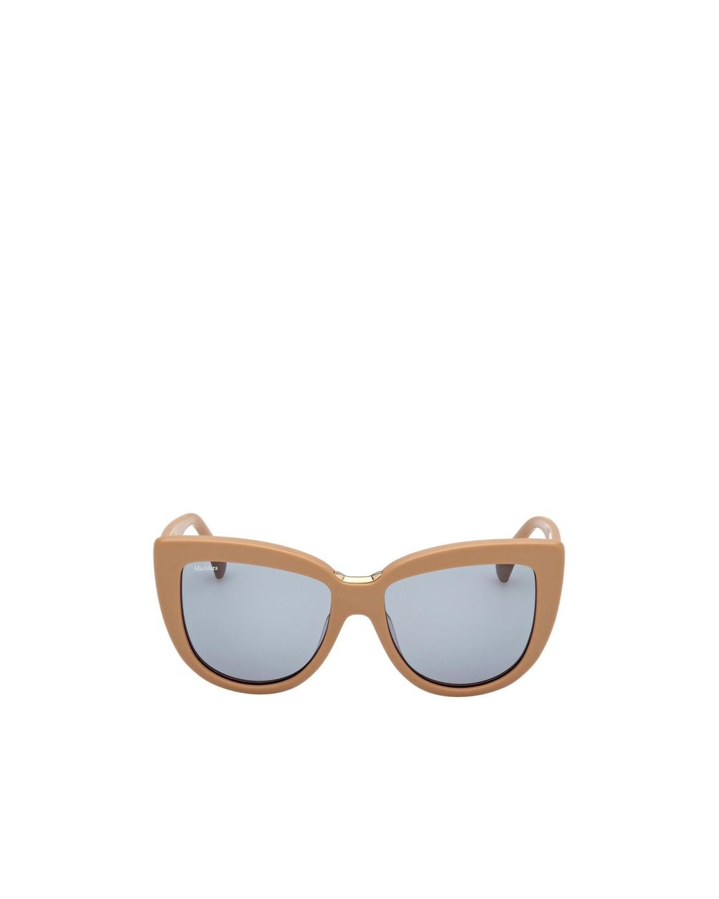 Max Mara White Full-Frame Sunglasses