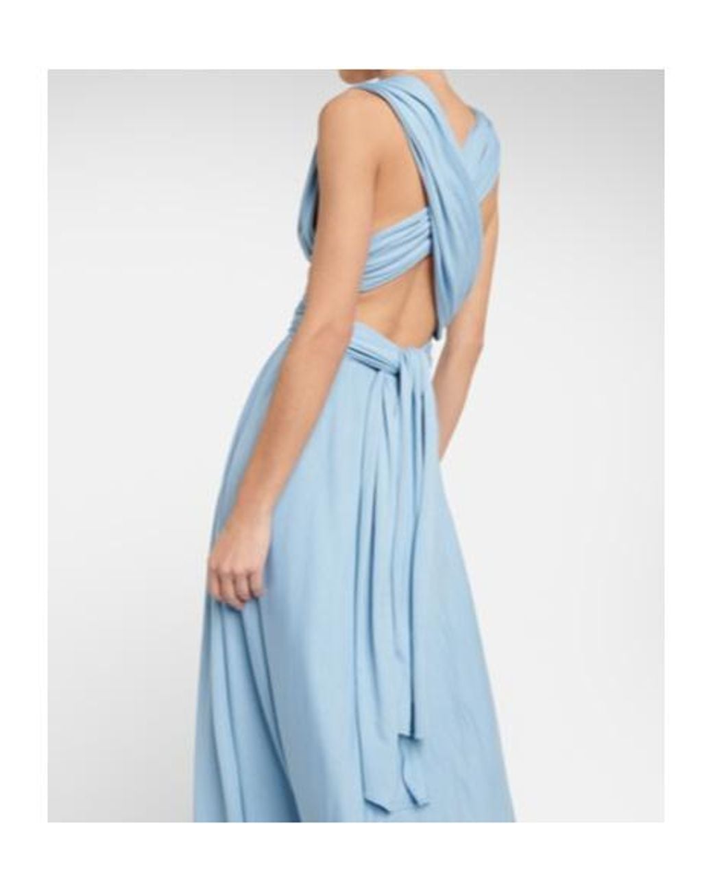 Polo Ralph Lauren Blue Jersey Maxi Dress