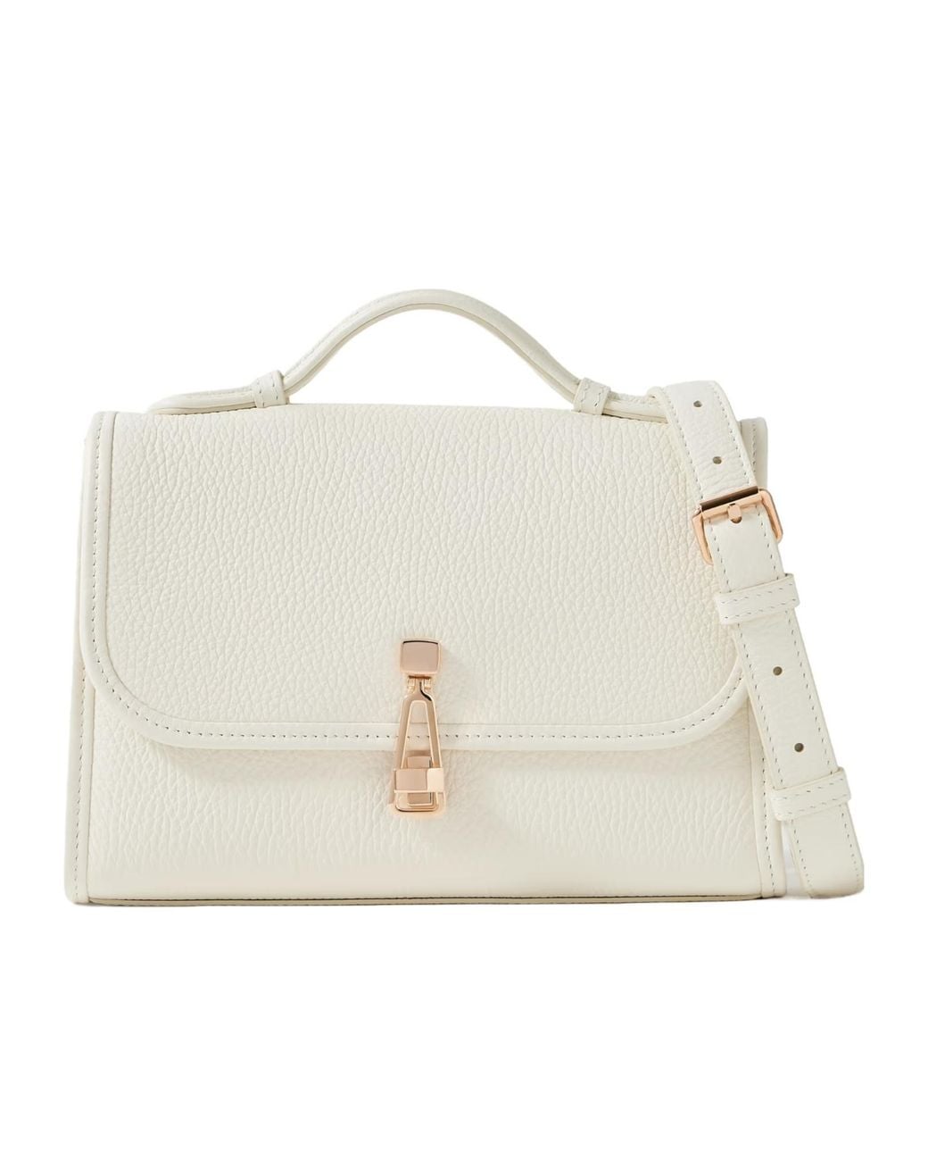 Gabriela Hearst Natural Flap Shoulder Bag