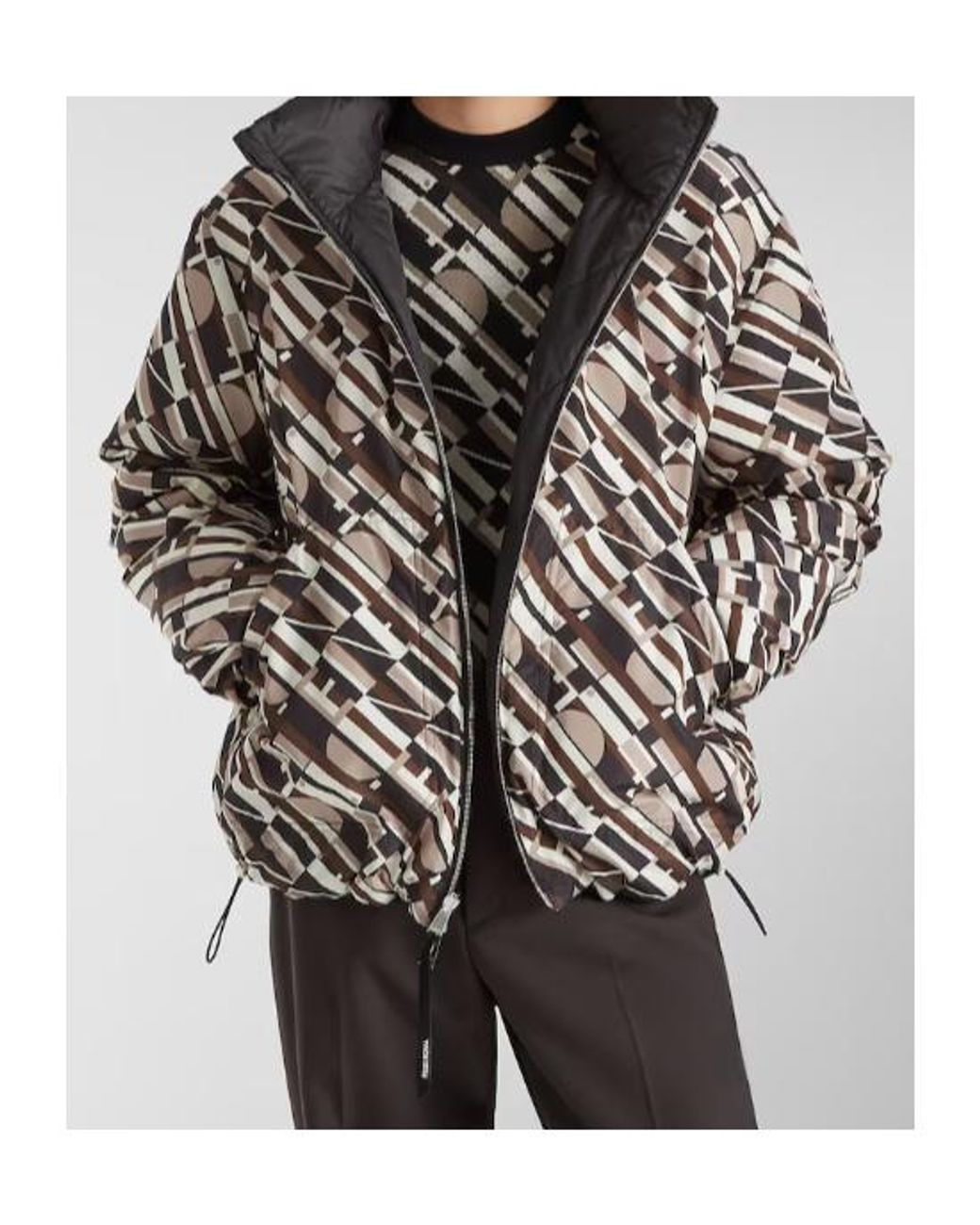 Fendi Black Down Jacket for men