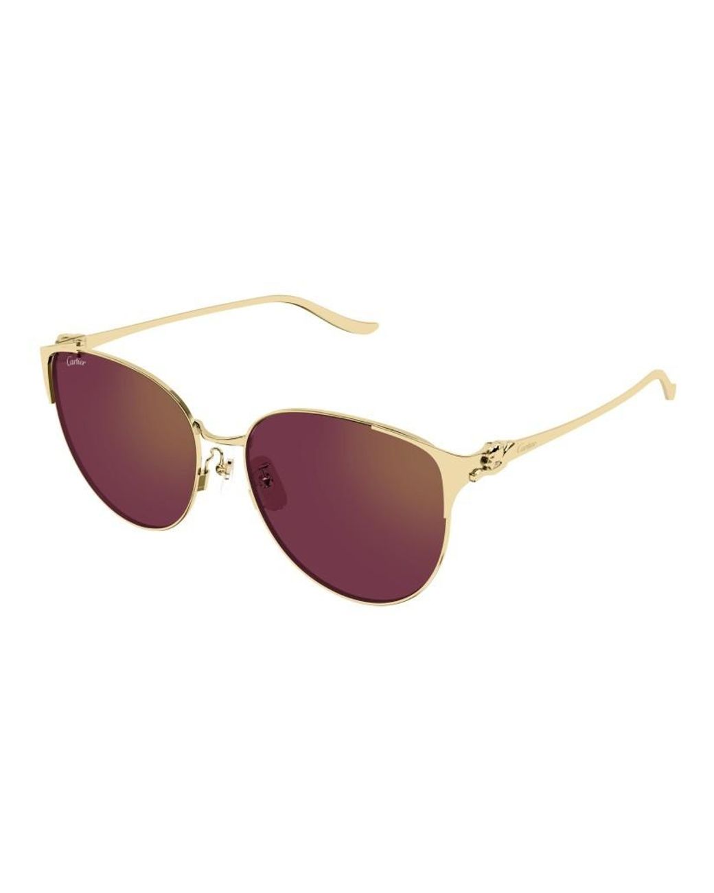 Cartier Purple Cat-Eye-Frame Sunglasses for men