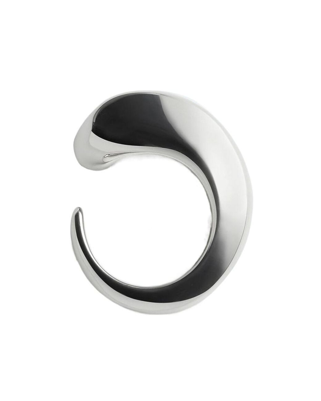 Bottega Veneta Black Prisma Ring